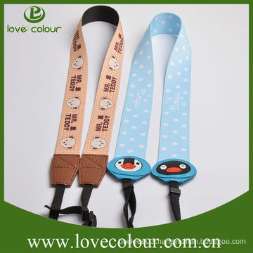 Factory promotional fashionable polyester digital camera neck lanyard